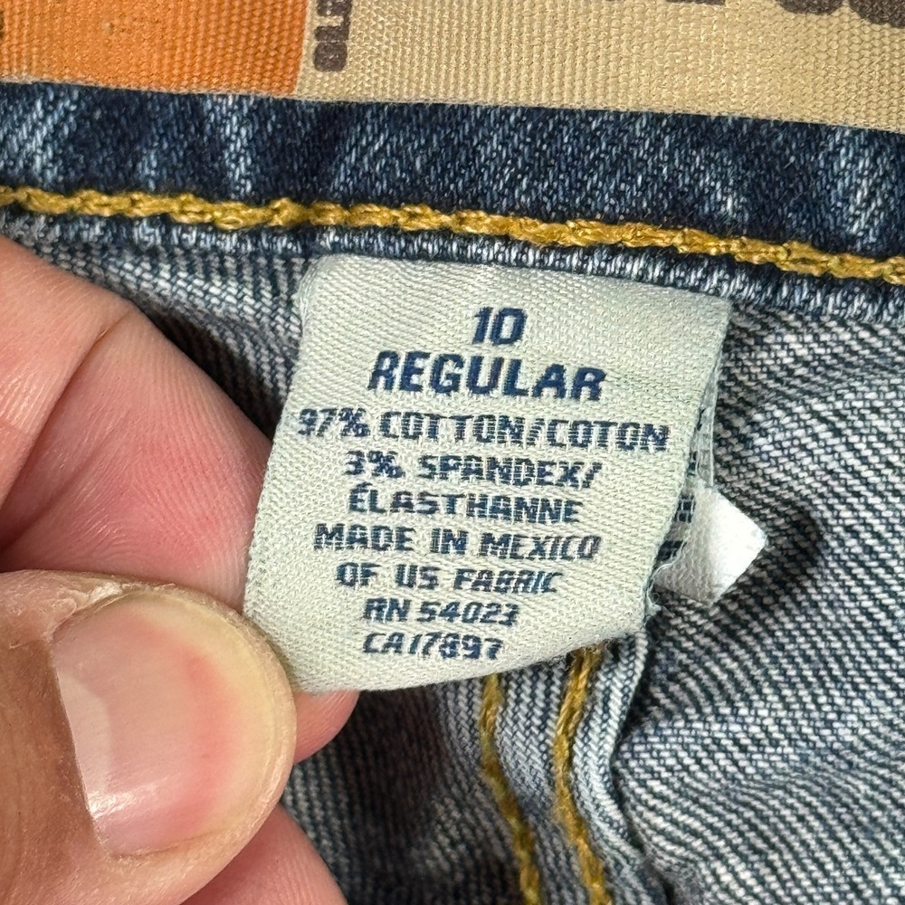 Vintage Old Navy Bootcut Jeans Womens 10 Regular Blue Lightwash Just Below Waist - Picture 9 of 14